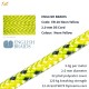 English Braids DS Cord 2.0mm - Neon Yellow
