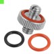 Feichao Male To Male Screw Nut Adapters - O-Rings