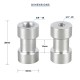 Feichao 1/4" Female to 3/8" Female Adapter - Dimensions