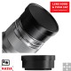 MASSA Short Telephoto Metal Lens Hood & Lens Hood Push Cap
