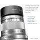 MASSA Short Telephoto Lens Hood & Push Cap - Branding