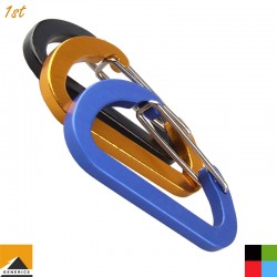 Ultralight D-Shape Wiregate Carabiner (40mm, 3g)
