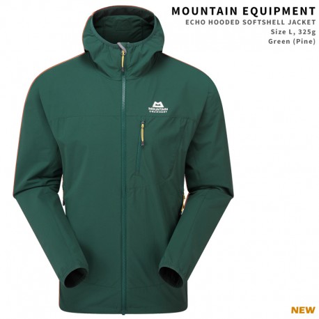 Mounain Equipment Echo Hooded Softshell Jacket (New)