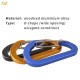 Ultralight D-Shape Wiregate Carabiner - Material