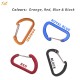 Ultralight D-Shape Wiregate Carabiner - Colours