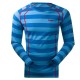 Bergans 1964 Fjellrapp Crew Baselayer (Sea Blue Striped)
