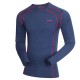 Bergans 1964 Fjellrapp Crew Baselayer (Navy Melange & Red)